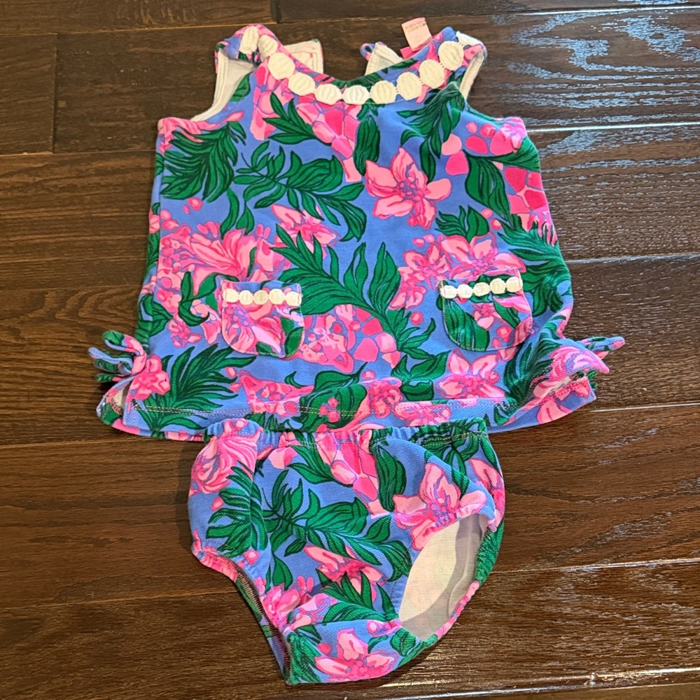 Adorable 18-24 month Lilly Pulitzer shift dress, knit material